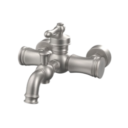 شیر دوش حمام شیرالات کسری ناپل کروم مات