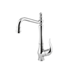 شیر سینک ظرفشویی آشپزخانه شیرالات کسری کروم کاسپین