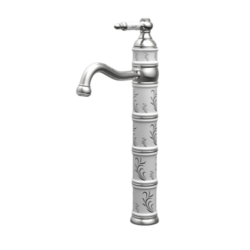 شیر روشویی بلند شیرالات کسری توکیو سفید کروم