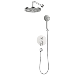 شیر دوش حمام تیپ3 توکار کسری کویین (گرد)