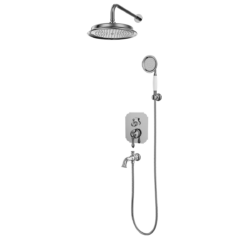 شیر دوش حمام تیپ4 توکار کسری ناپل