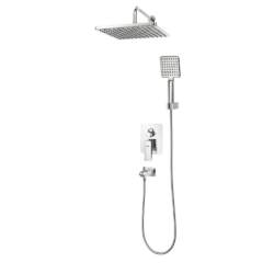 شیر دوش حمام تیپ4 توکار کسری دامون (فلت)