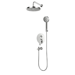 شیر دوش حمام تیپ4 توکار کسری فیدل (بیضی)