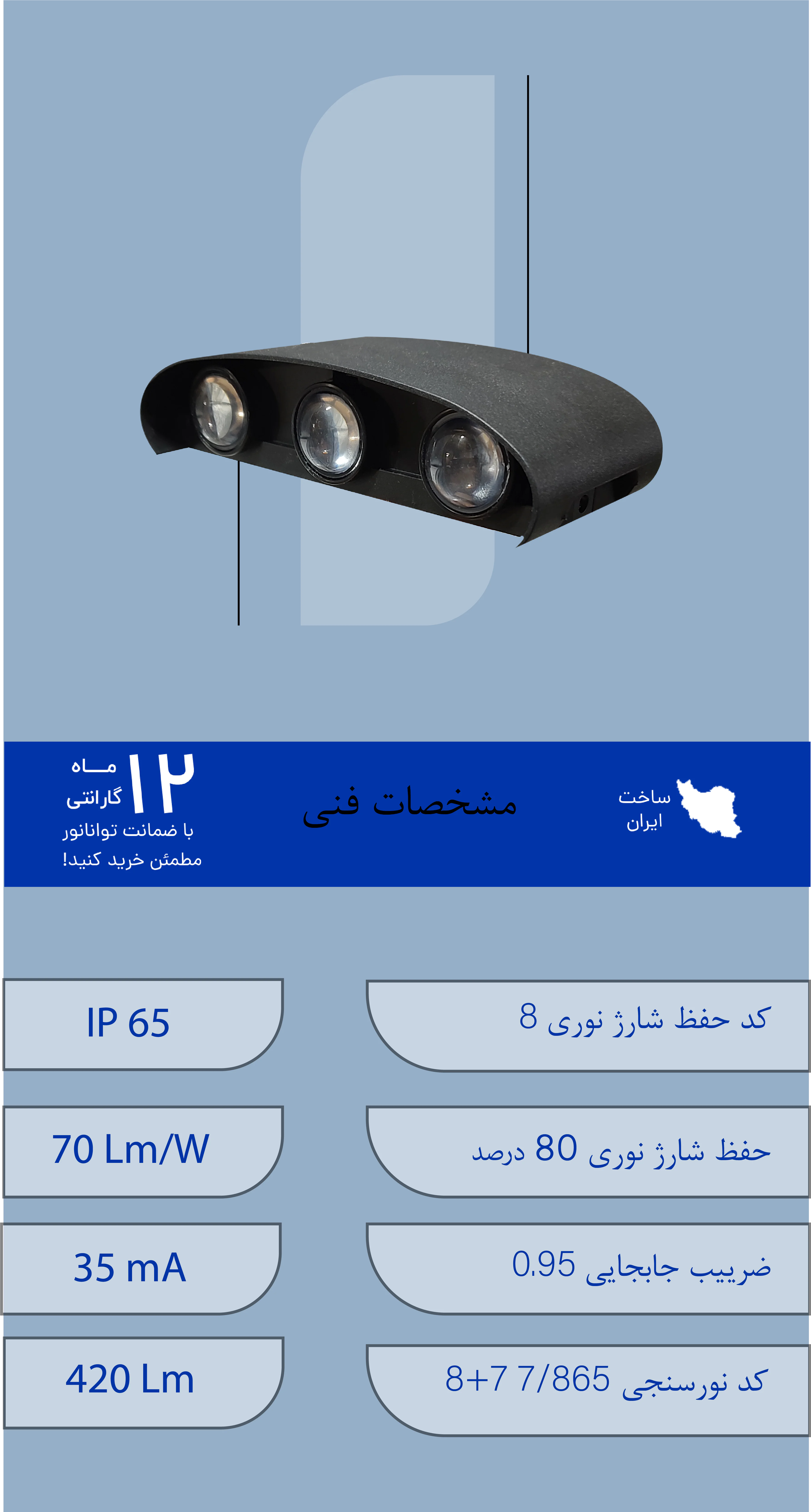 اطلاعات چراغ دکوراتیو 6 در 1 اطلاعات چراغ دکوراتیو 6 در 1