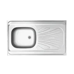 سینک روکار تک لگن استیل البرز 100 در 50