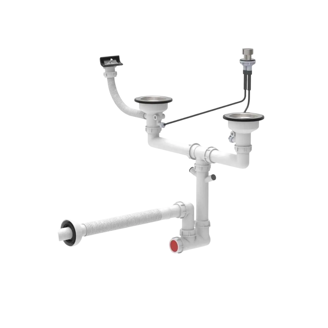 سیفون نیمه فانتزی البرز دو لگن زیرآب بزرگ