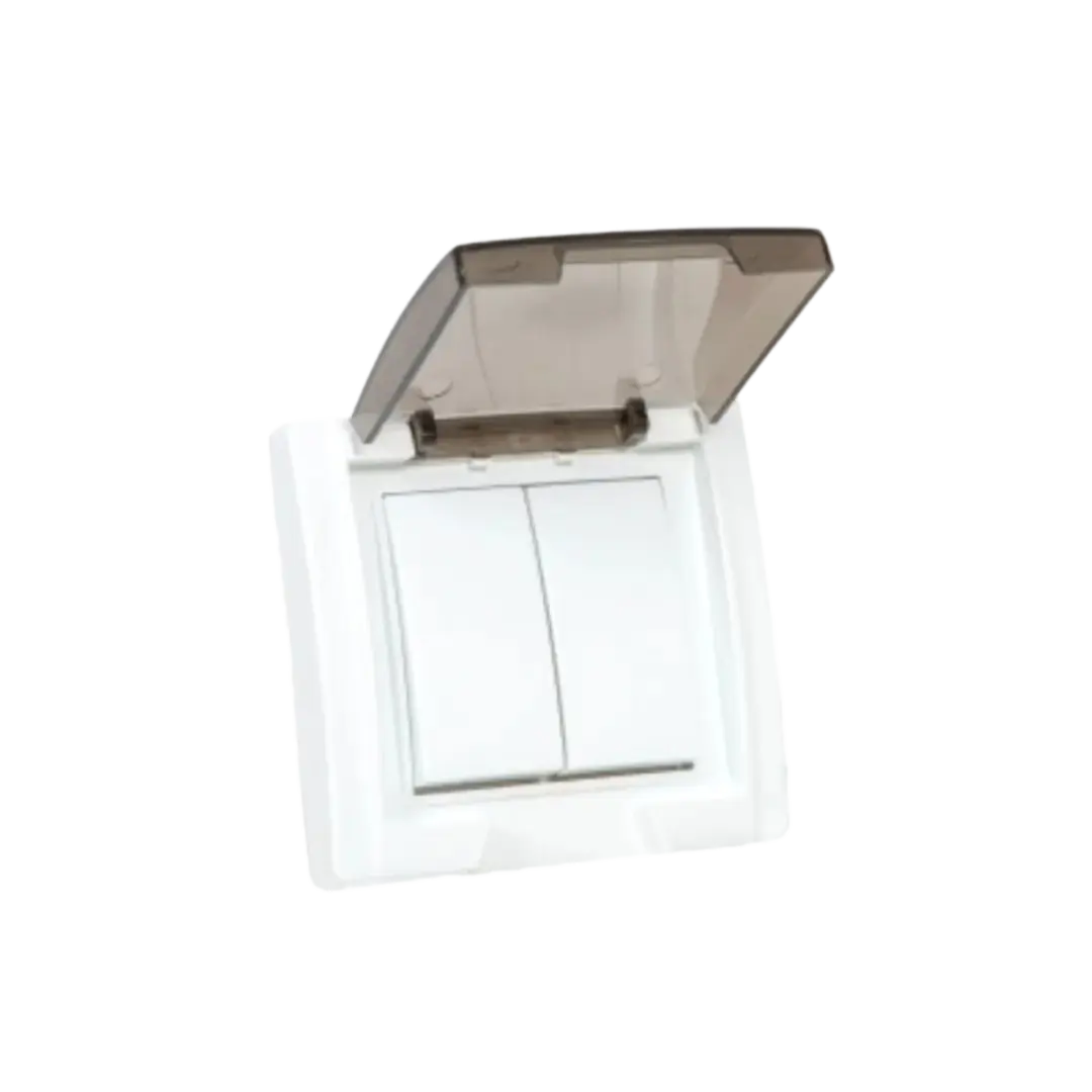 SnapBG.ai_1741548410540 کلید دو پل دربدار توکار پارت الکتریک آذین